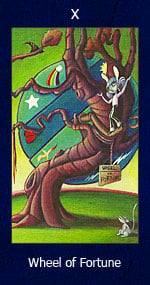 Wheel of Fortune tarot card