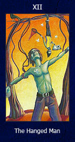 The Hanged Man tarot card