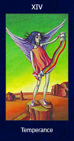 Temperance tarot card