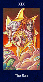 The Sun tarot card