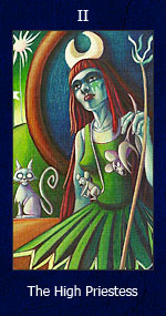 High Priestess tarot card