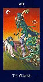 The Chariot tarot card