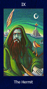 The Hermit tarot card