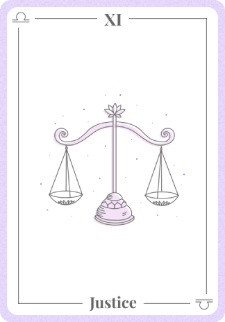 Justice  Tarot Card